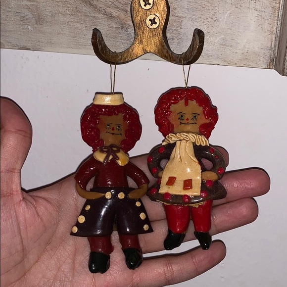 Raggedy Ann One Of A Kind Ornaments 2 Piece🎄 - Picture 8 of 8